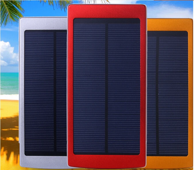 New Hot 300000mAh Solar Power Bank Charger Battery Backup Galaxy Iphone Portable Mobile | Мобильные телефоны и аксессуары