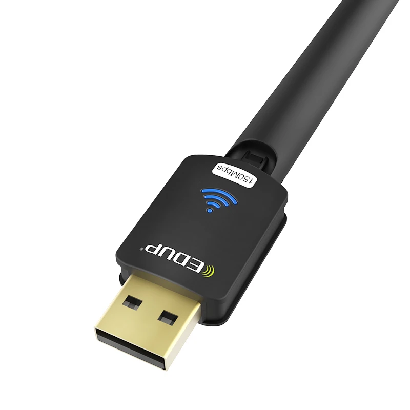 EDUP Беспроводной USB WiFi адаптер 150 Мбит 6dBi антенны приемник Wi-Fi 802.11n Ethernet сетевой