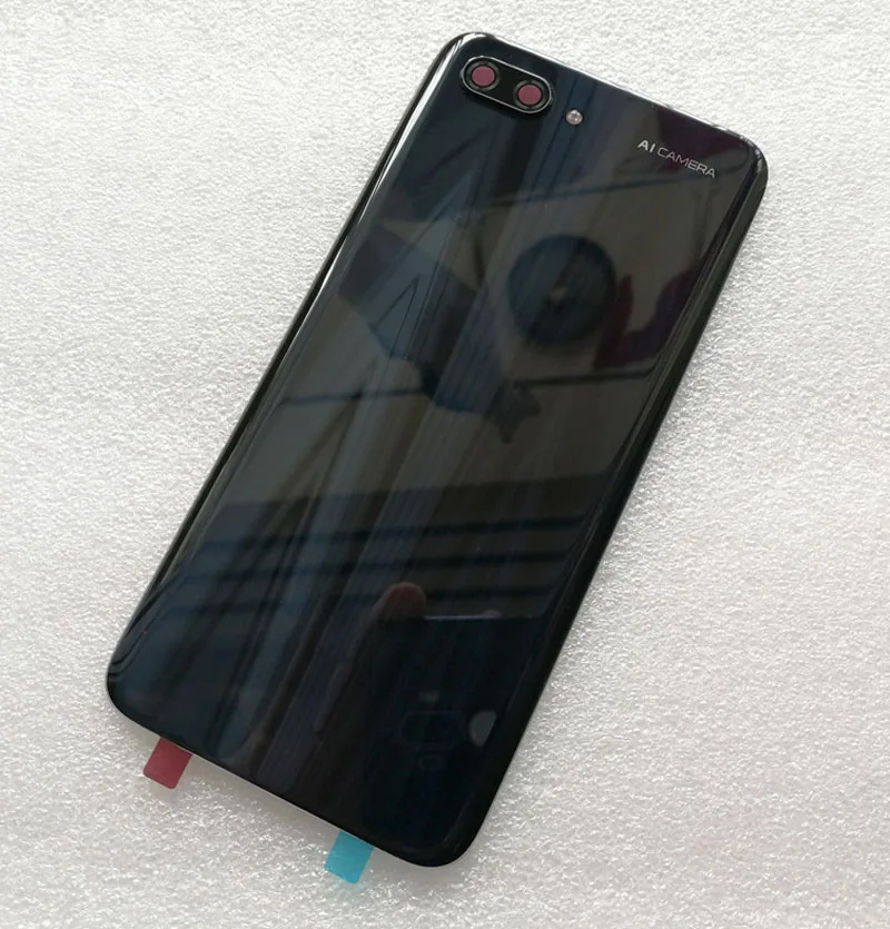 Крышка для аккумулятора Honor 10 Задняя стеклянная крышка задняя корпуса Huawei Honor10 с