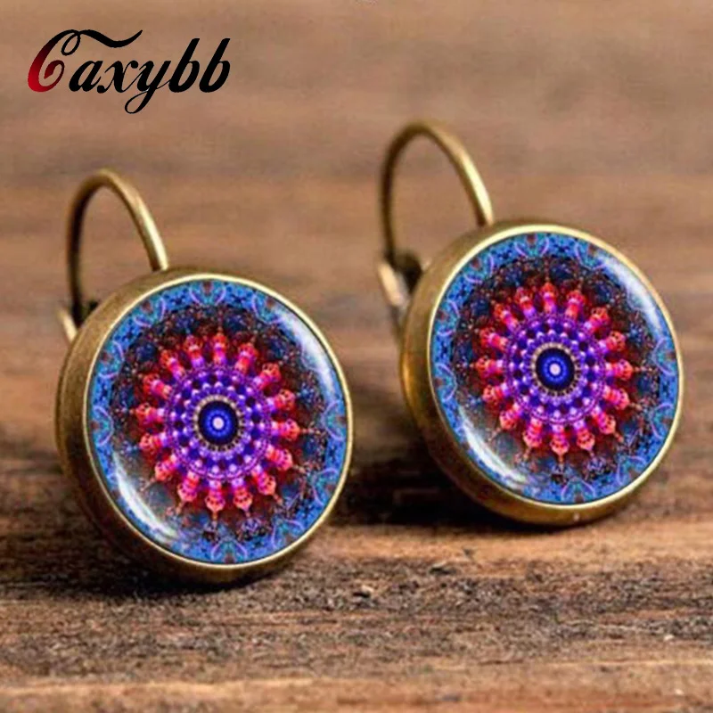 Популярные классические украшения Gaxybb в виде мандалы искусственные ногти с