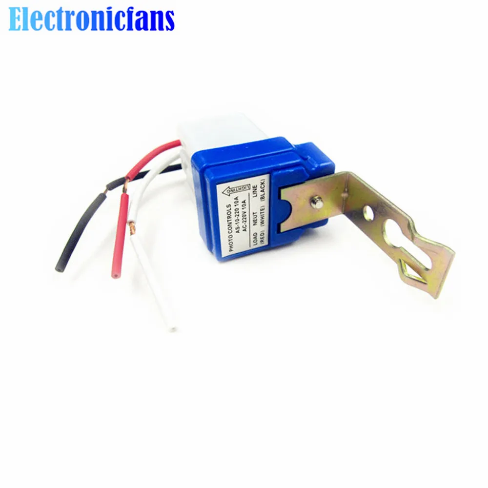 Автоматическое вкл/выкл переключатель уличного света переменного тока 220V 10A фото