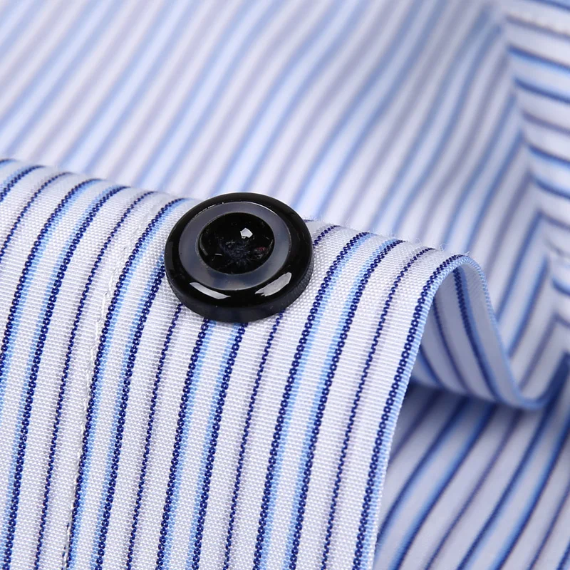 Сорочка Homme 2018 Mew качество Мужской рубашка модный бренд Рубашка в полоску Длинные