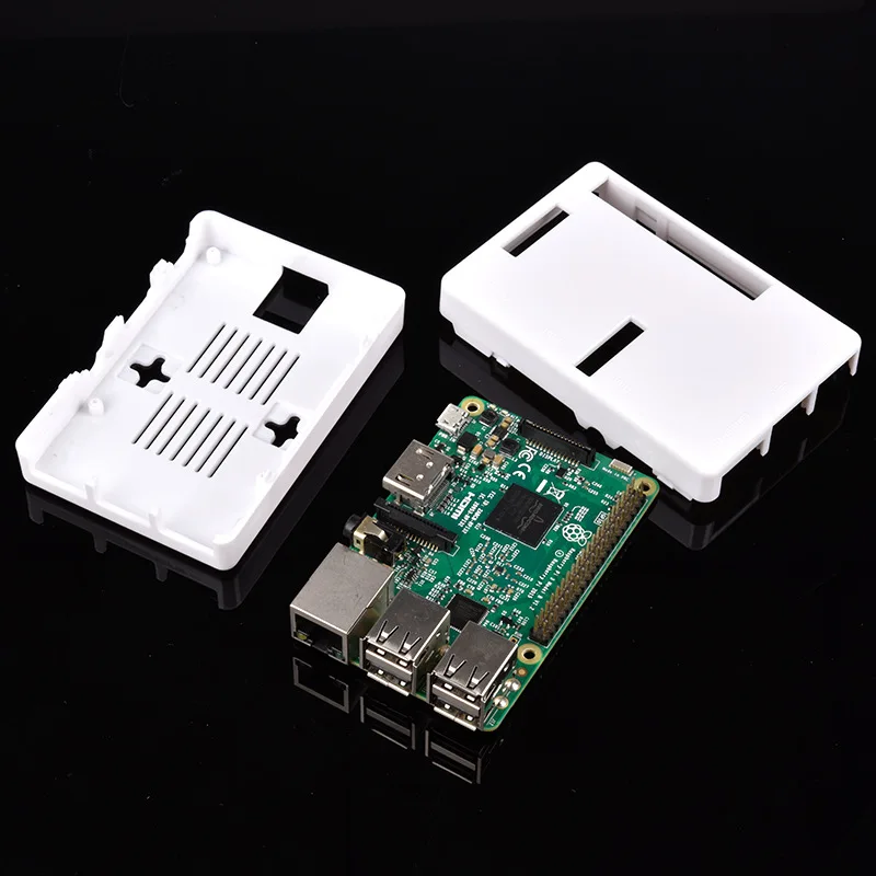 Черные чехлы премиум-класса для Raspberry Pi 2 B чехол корпуса корпус из АБС-пластика V2