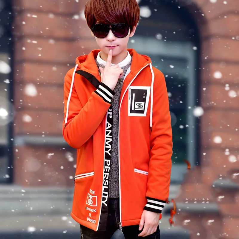 Тренч с надписью для мальчиков куртка капюшоном студентов приталенная верхняя