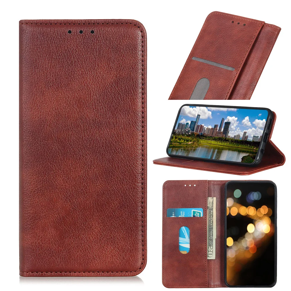 Чехол для zte Blade V10 Vita чехол из искусственной кожи с узором Личи откидная крышка