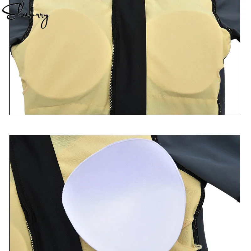 Женский спортивный купальник 2018 слитный с подкладкой сексуальные боди коротким