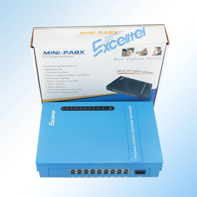 Телефонная система/Мини АТС MS108/ 1 PSTN линия 8 расширение/с передачей вызова