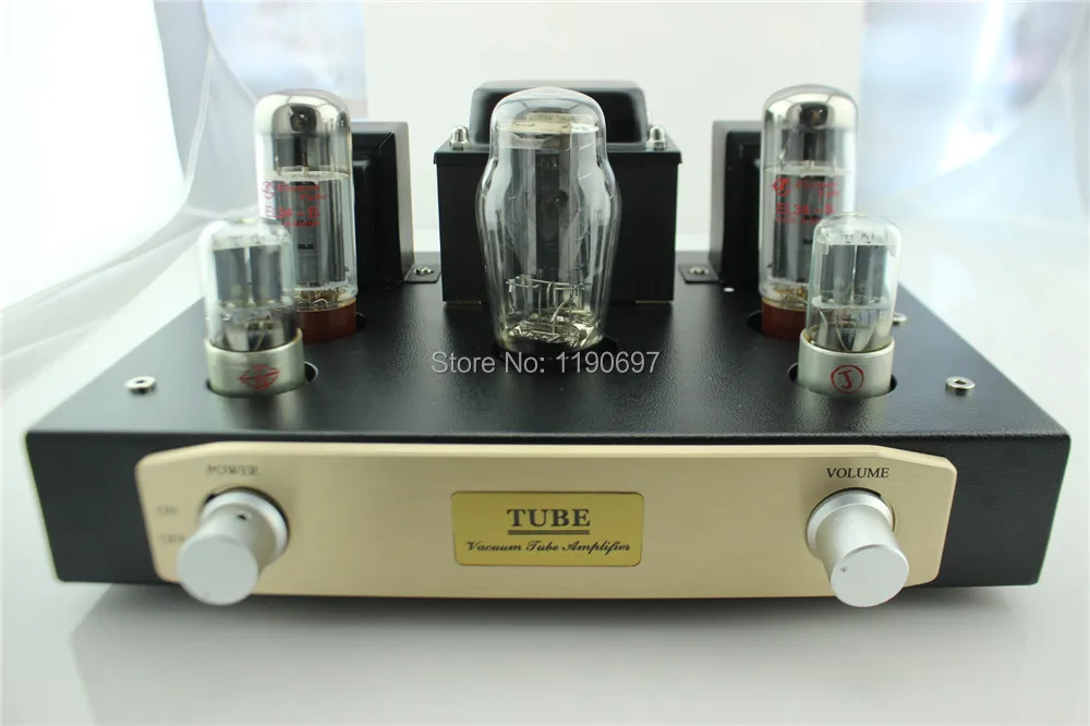 Односторонний трубчатый усилитель EL34B 5Z3P + 6N9 Hi Fi Стереоусилитель мощности|audio