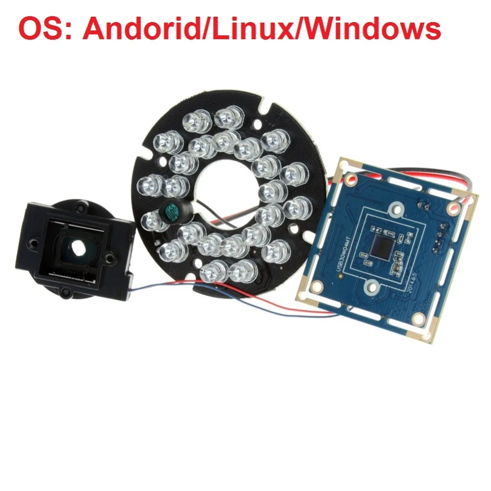 480P HD цветная CMOS OV7725 MJPEG & YUY2 UVC android веб камера ИК usb Инфракрасная с 3 6 мм