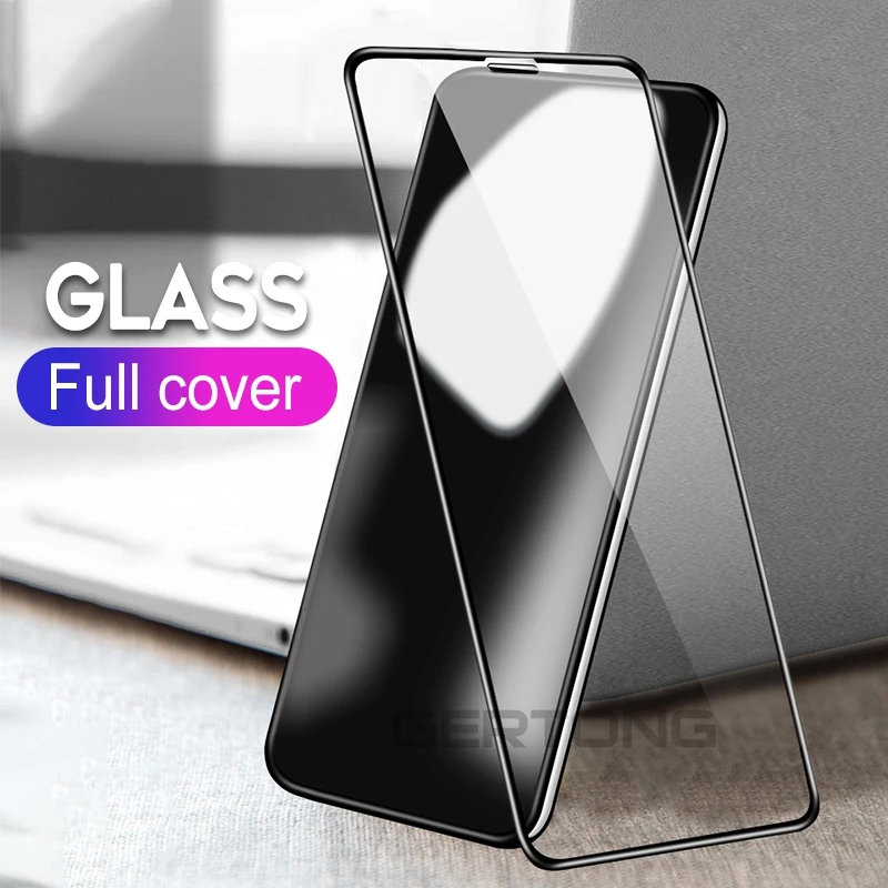 

Full Cover Screen Protector for iPhone X XR 8 5 5s SE 6 6S 7 Plus XS Max Tempered Glass Protective Phone Pelicula De Vidro Film