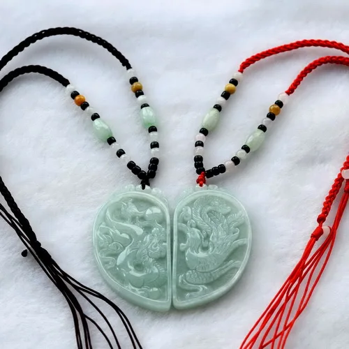 Прямая доставка натуральный AAA жадеит нефритовая подвеска 3D ручной работы резной