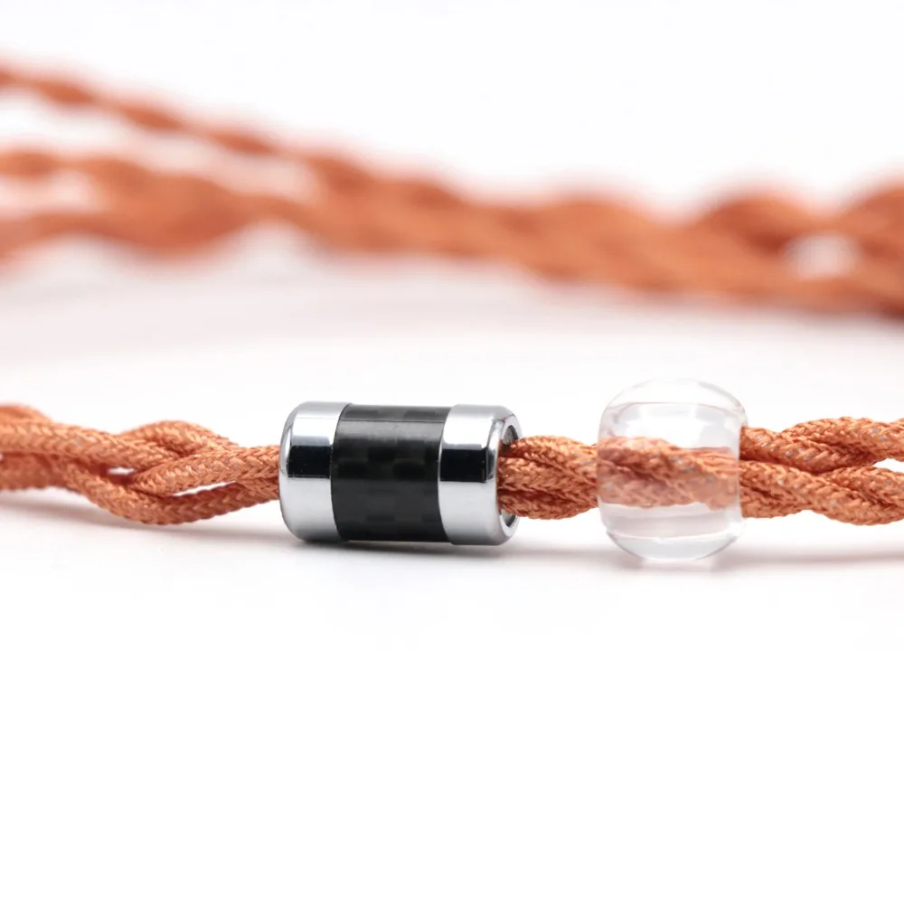 Linsoul LSC09 IEM обновления HiFi кабель 4 ядро одиночный с украшением в виде кристаллов