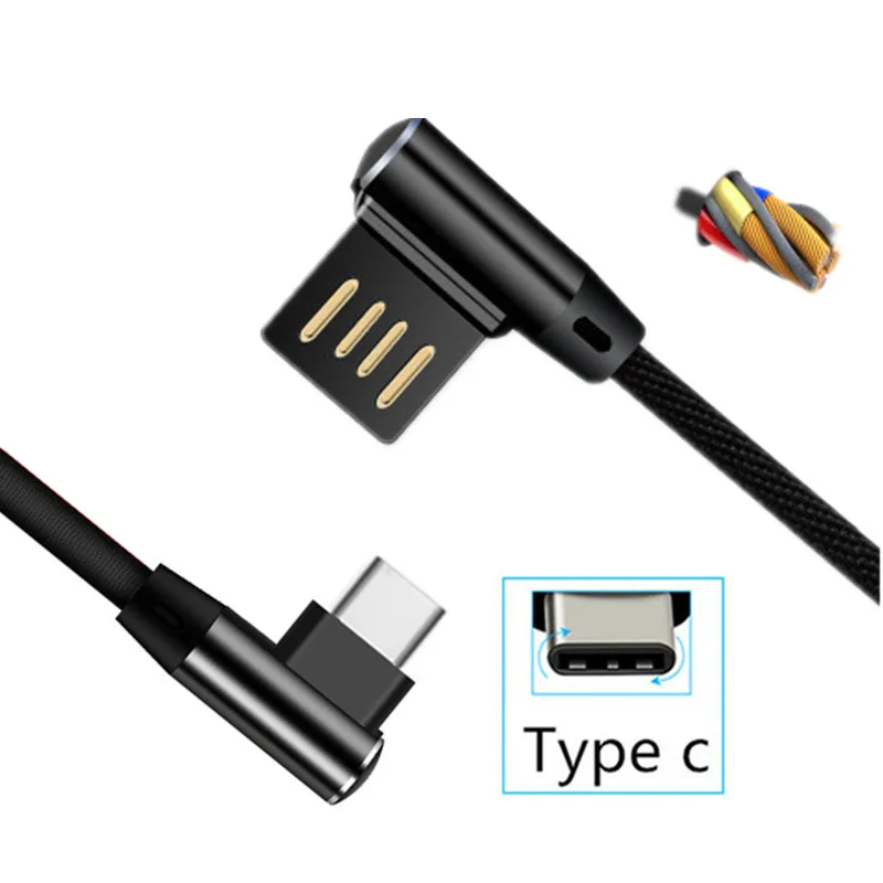 1 м нейлоновое USB 3 Type C usb быстрое зарядное устройство для samsung galaxy s8 s9 s10 a40 Xiaomi Mi 8 9 9T