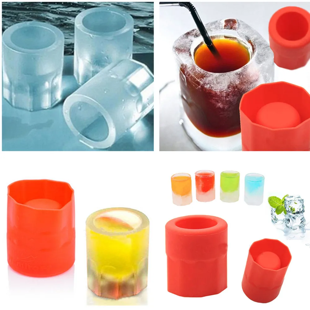 Силиконовая форма для льда DIY водка замороженная чашка бокал вина кубик