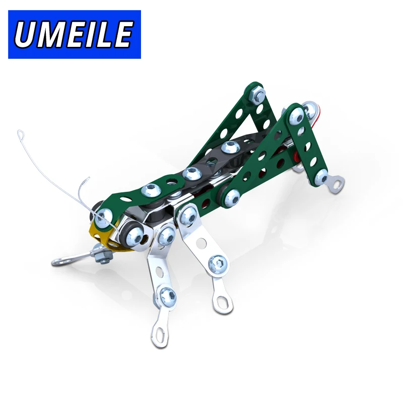 Бренд UMEILE 3 стиль 3D металлическая головоломка животное Стрекоза бабочка