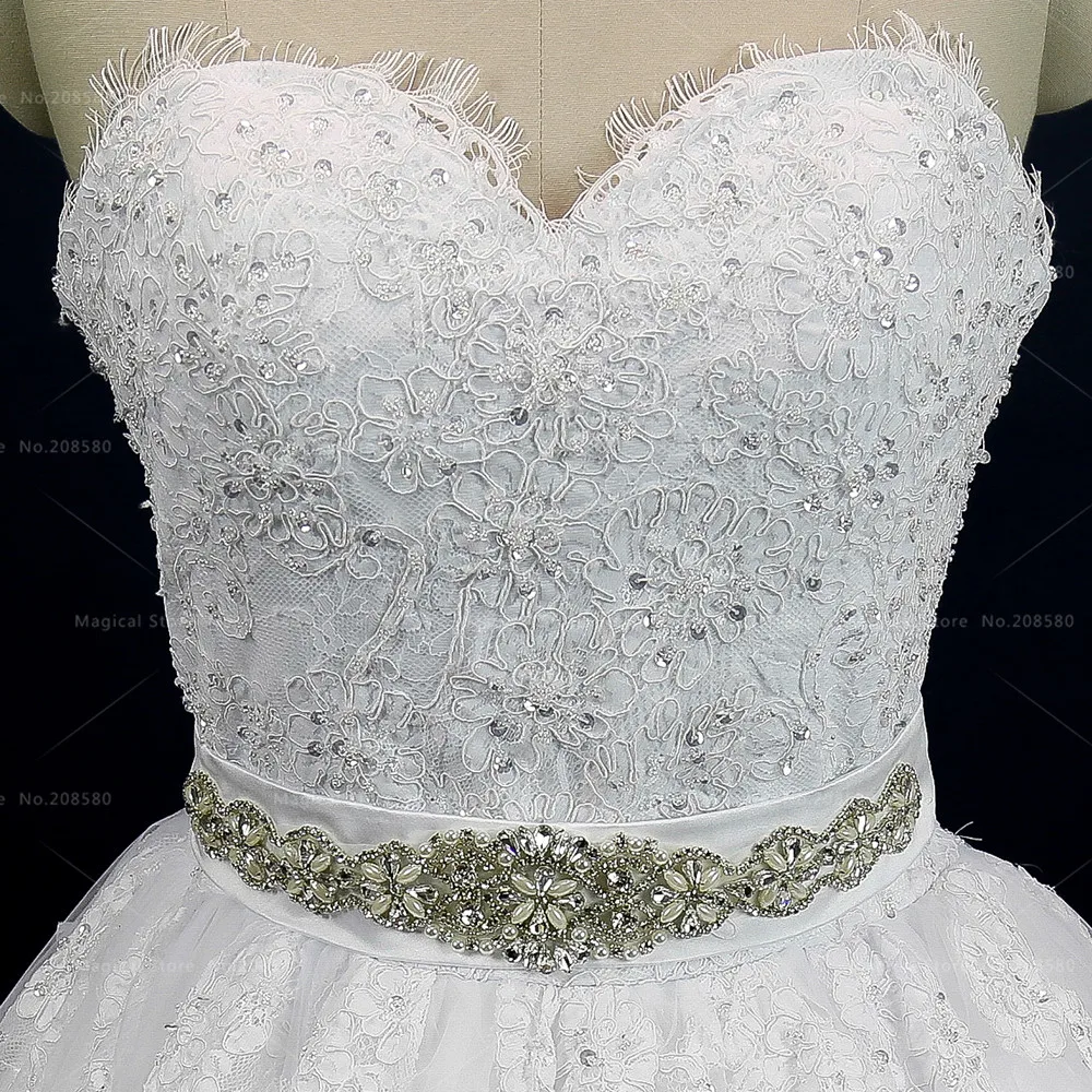Роскошные белые Vestidos De Renda кружева свадебные платья Африканский стиль Свадебные