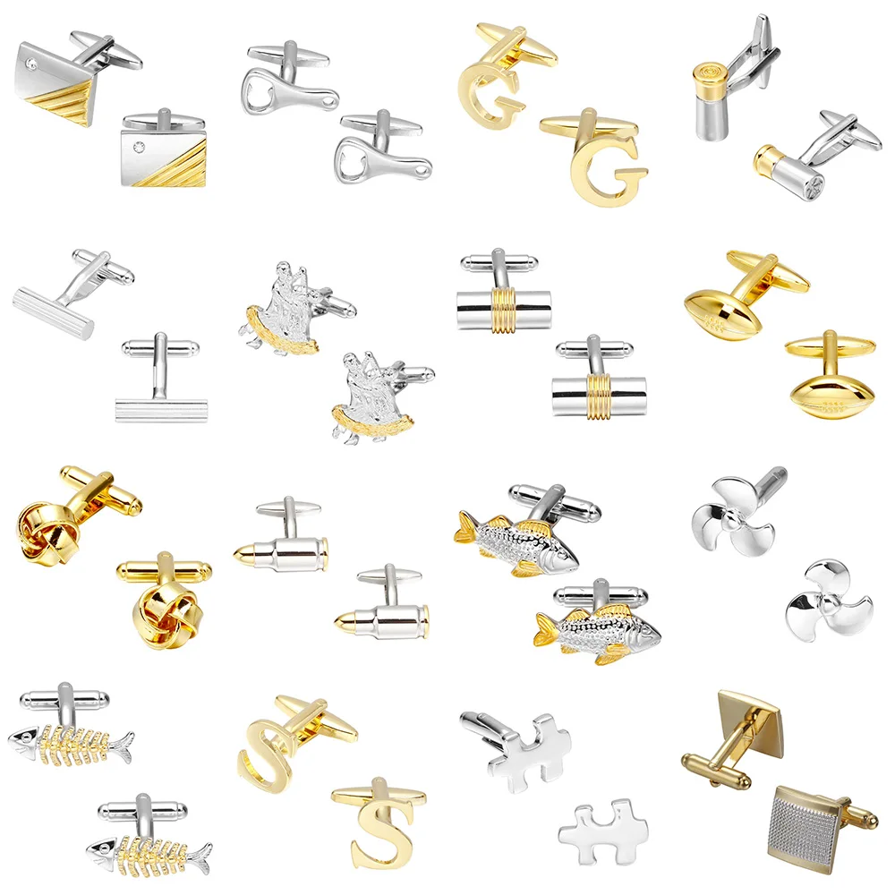 MeMolissa новые высококачественные золотые и серебряные роскошные запонки отличные