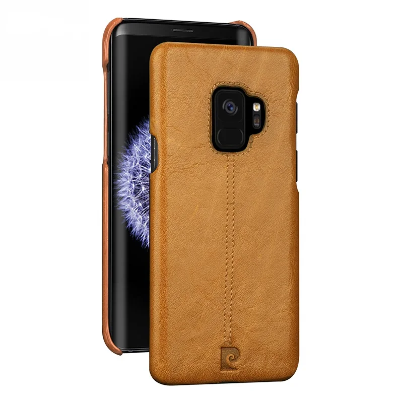 Пьер Карден роскошный стильный чехол из натуральной кожи для samsung Galaxy S9 S9 плюс Чехол для телефона чехол для S9 S9 плюс Сверхтонкий чехол-накладка
