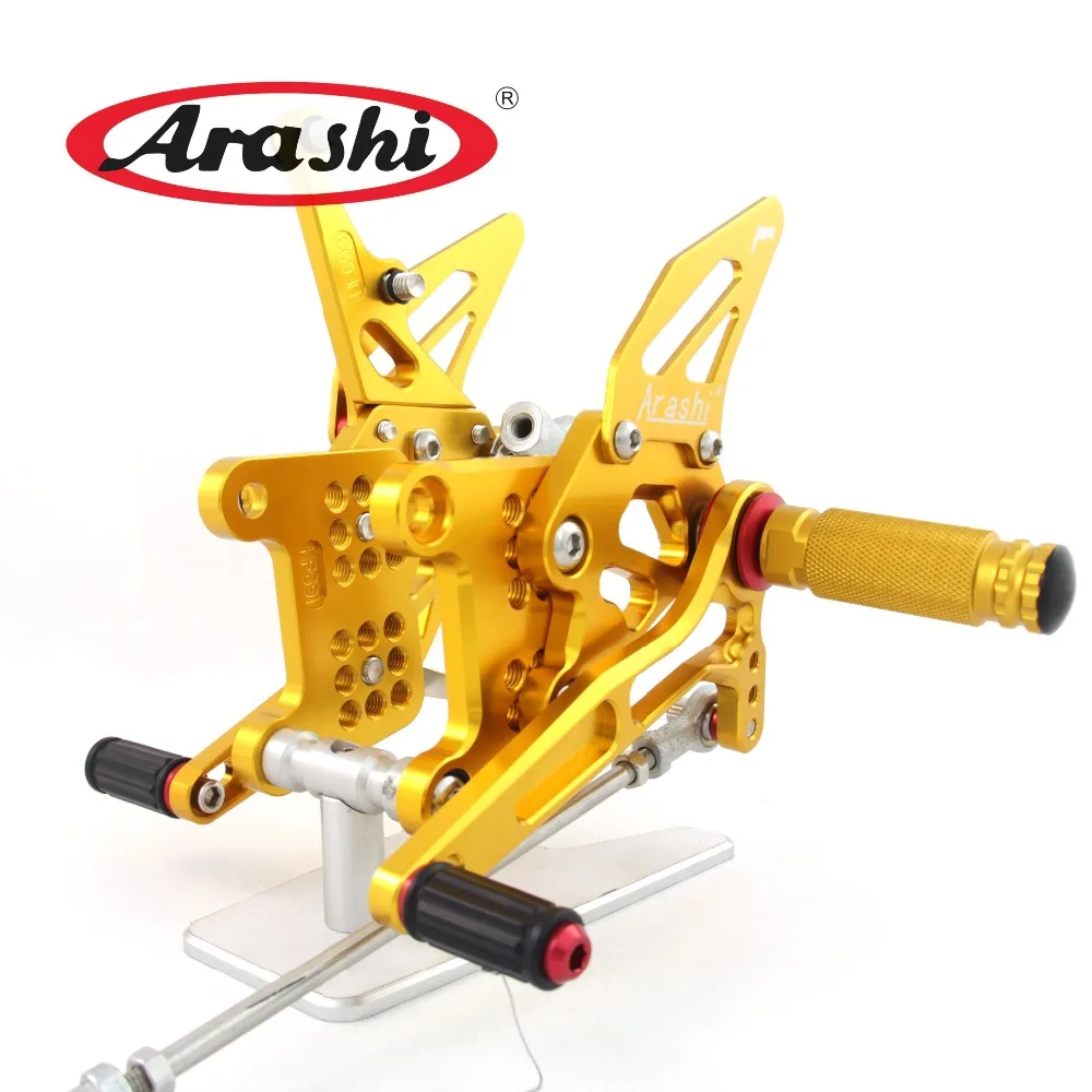Араши для TRIUMPH Speed Triple 1050 2005 2010 CNC Регулируемые подножки Rider Rearset Rest 2006 2007 2008 2009