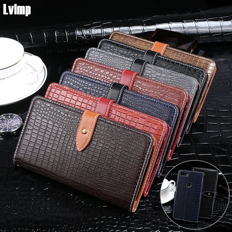 For Oukitel Mix 2 Case 5.99 inch Crocodile Grain Design Magnetic Flip PU Leather Wallet for MIX2 Phone Bags Cover | Мобильные