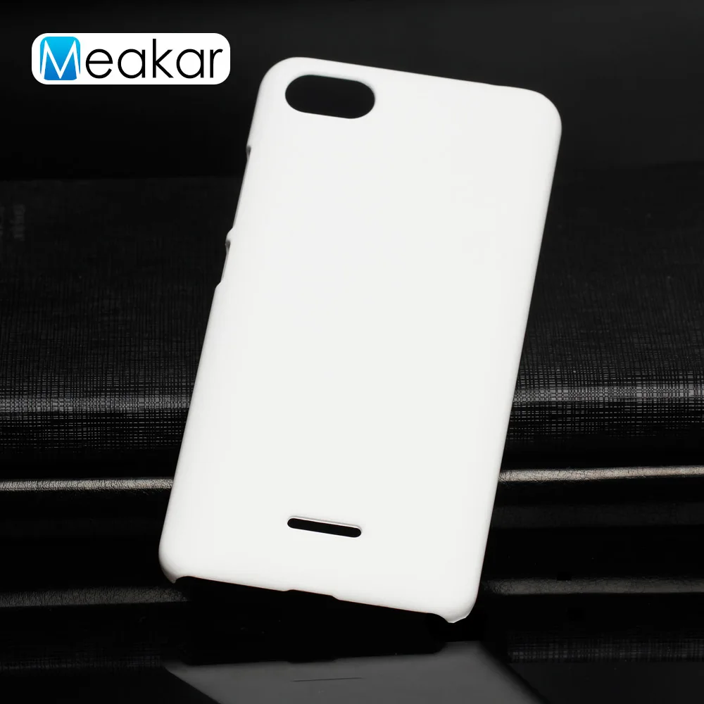 Матовая Пластик Coque 5.45For Xiaomi Redmi 6A чехол для Xiaomi Redmi 6A Redmi6A телефона чехол-лента на заднюю панель - Цвет: White