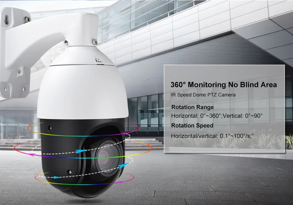 IP66 наружная камера видеонаблюдения 2MP с автоматическим отслеживанием PTZ камера распознавание человека H.265 IP камера IR Auto Tracker 30X ZOOM ONVIF
