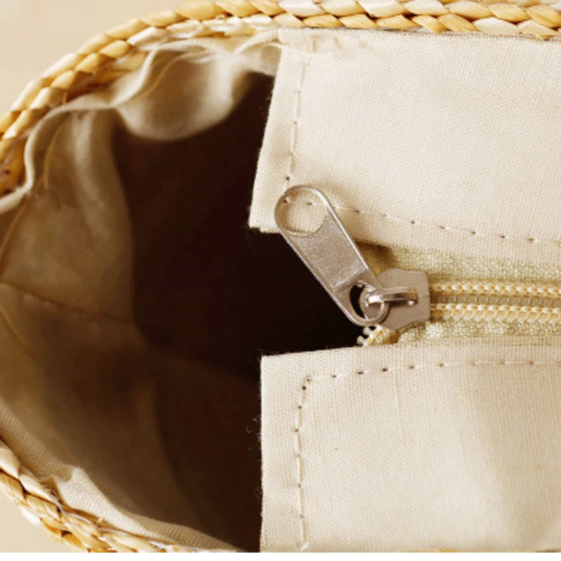 Женская плетеная пляжная Соломенная Сумка тоут с цветочным принтом модель 2020