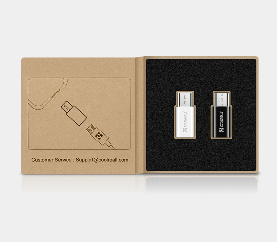 Coolreall 2 шт. usb type C адаптер Micro USB C 3,1 OTG кабель для type C конвертер для Macbook samsung S8 S8+ S9 huawei P20 Pro P10