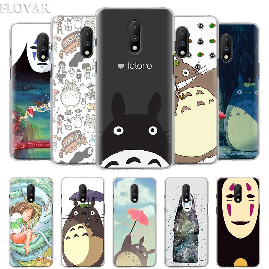 Totoro Унесенные призраками Ghibli Miyazaki чехол для телефона для Oneplus 7 7T Pro 6 5T 6T Твердый чехол для Oneplus 7 7T Pro Чехол