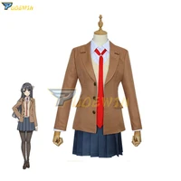 seishun buta yarou wa sakurajima mai school uniform dress outfit anime cosplay costumes