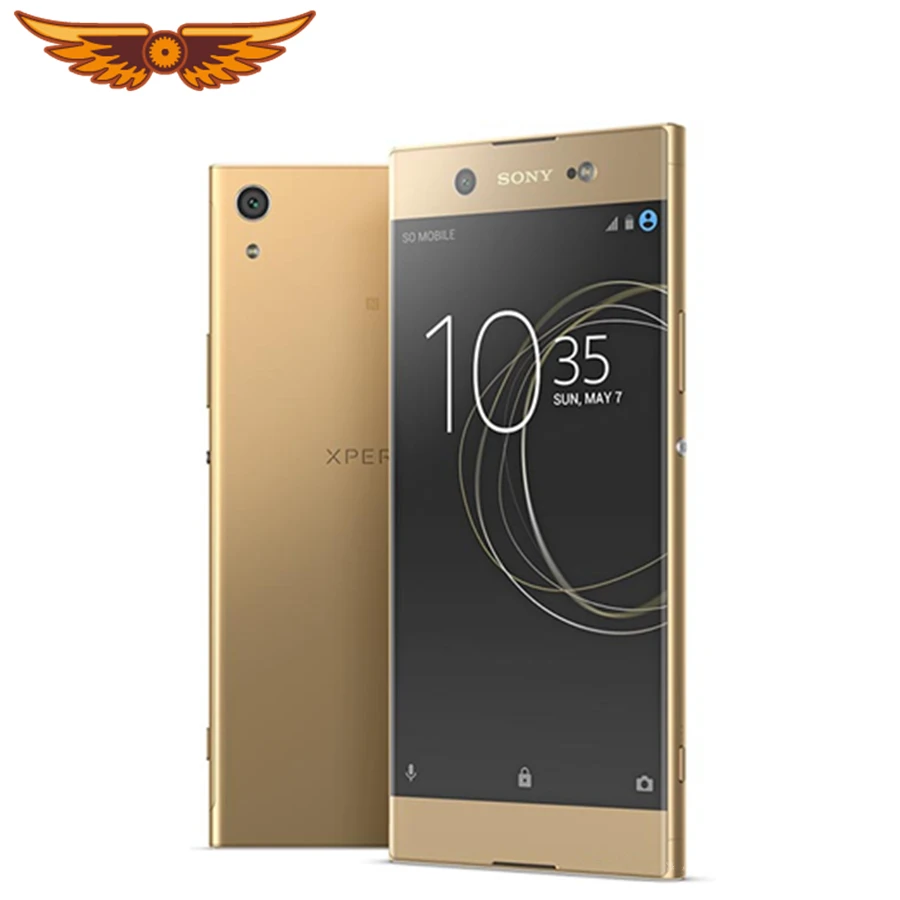 Разблокированный мобильный телефон sony Xperia XA1 Ultra 6,0 дюймов, Восьмиядерный, 4 Гб ОЗУ, 32 Гб ПЗУ, 23 МП, LTE 1080 P, две sim-карты