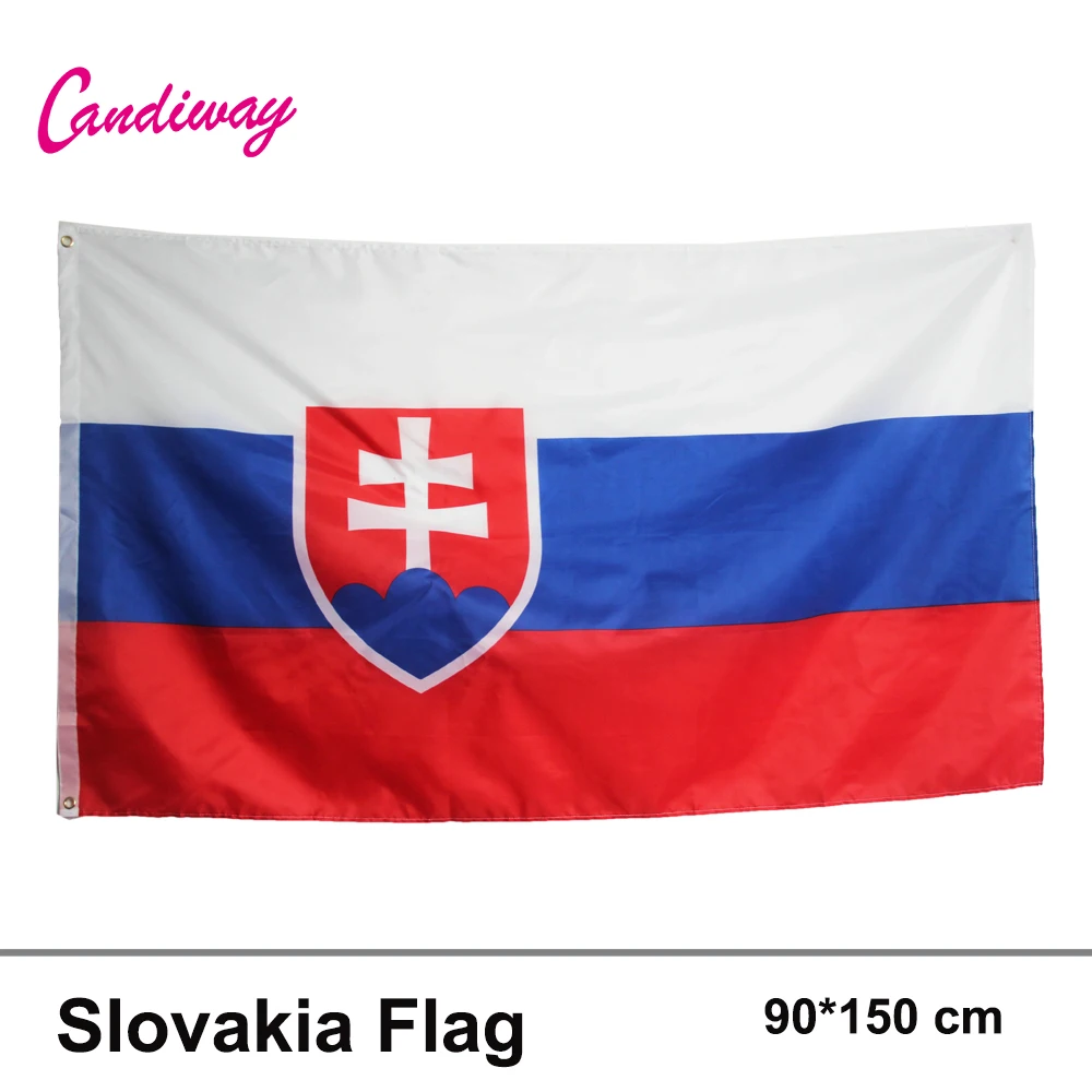 Флаг Словакии Candiway 3х5 футов