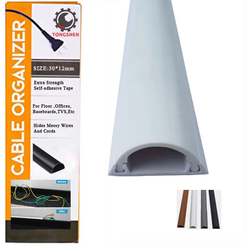 30x12 мм консилер для кабеля с одним шнуром мини провод оболочка Кабеля Raceway скрытые