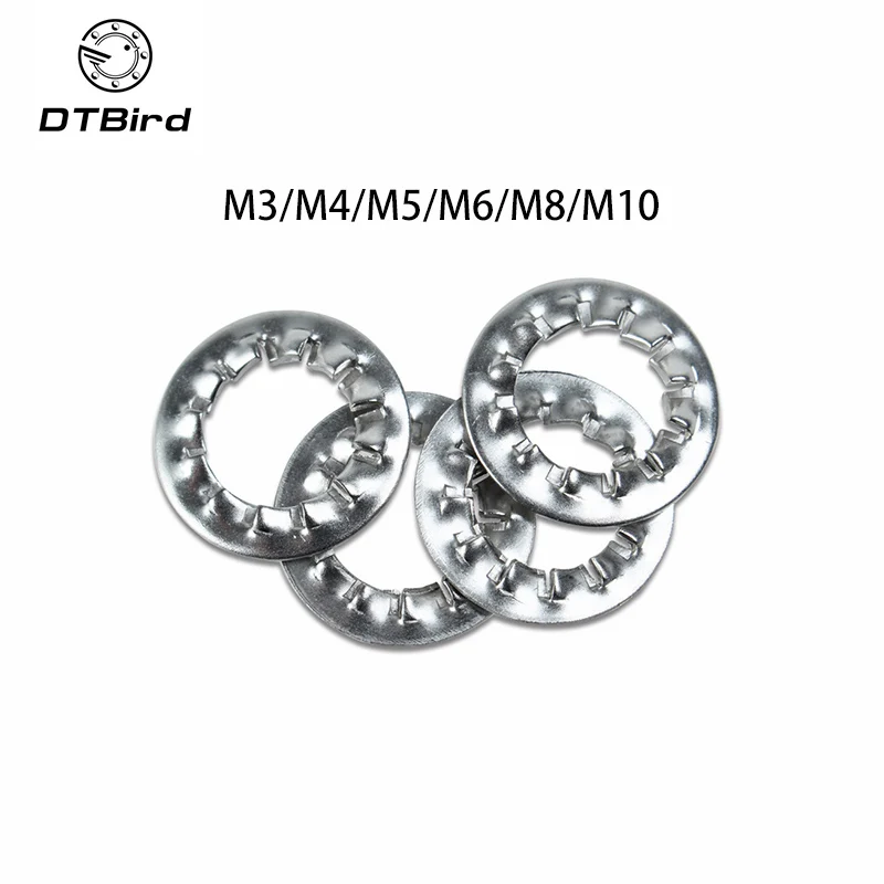 Шайбы из нержавеющей стали M3/M4/M5/M6/M8/M10 100 304 шт.|Прокладки| |