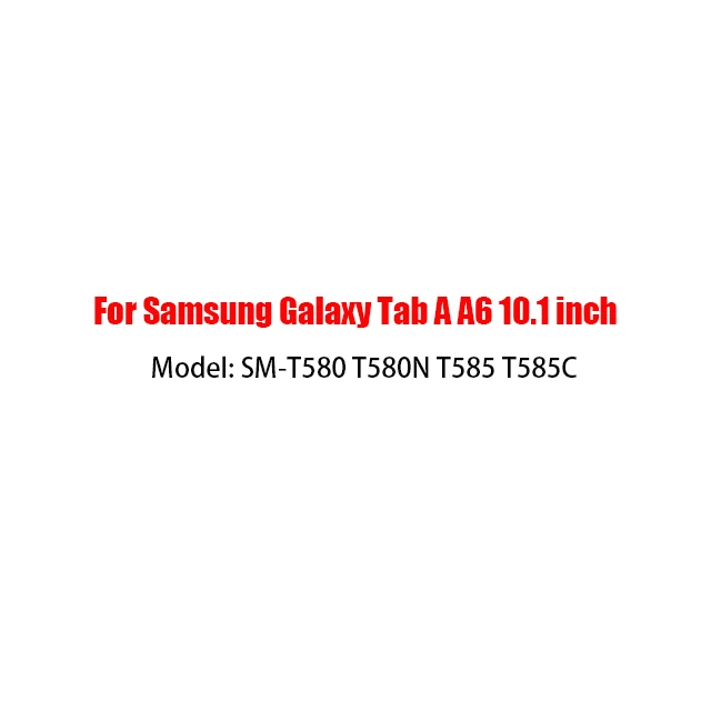 T580 MTT чехол для планшета на заказ для samsung Galaxy Tab A A6 10,1 дюймов/s5e 10,5 '' из искусственной кожи, откидной смарт-чехол funda SM-T510 515 T580 - Цвет: T580