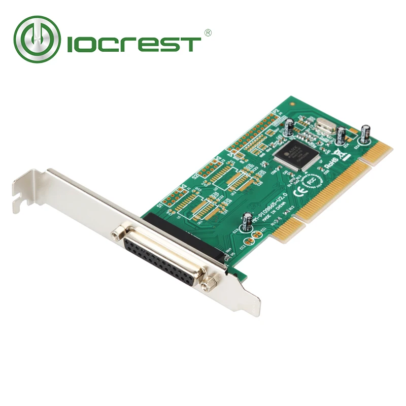 1 параллельный порт принтера (LPT1) DB25 PCI плата контроллера Moschip 9865 чипсет с