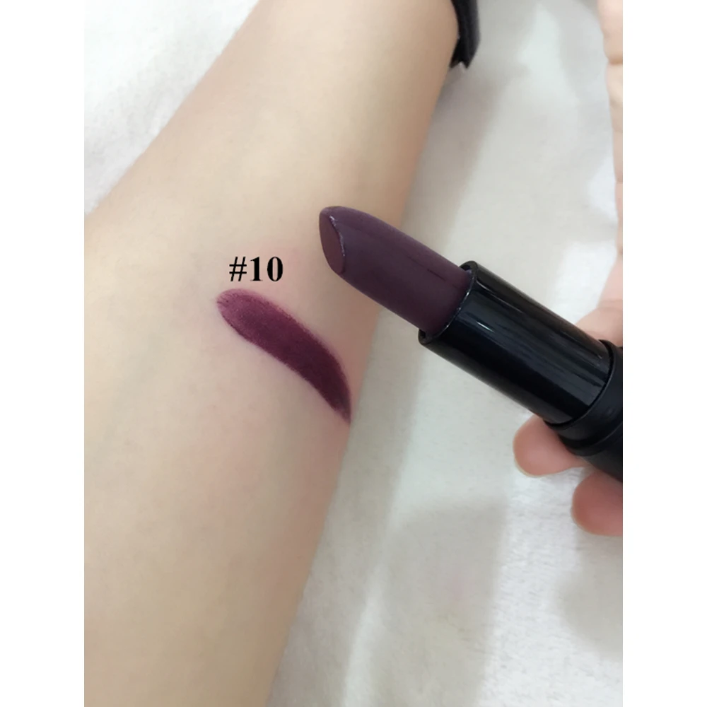 MAANGE Pro Lips Makeup увлажняющая матовая губная помада сексуальная водостойкая стойкая легкая в носке губная помада блеск Косметика 12 цветов - Цвет: 10