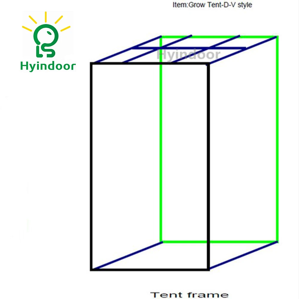 Hyindoor Садовые принадлежности 80*80*160 для Гидропоника в помещении шатер выращивания