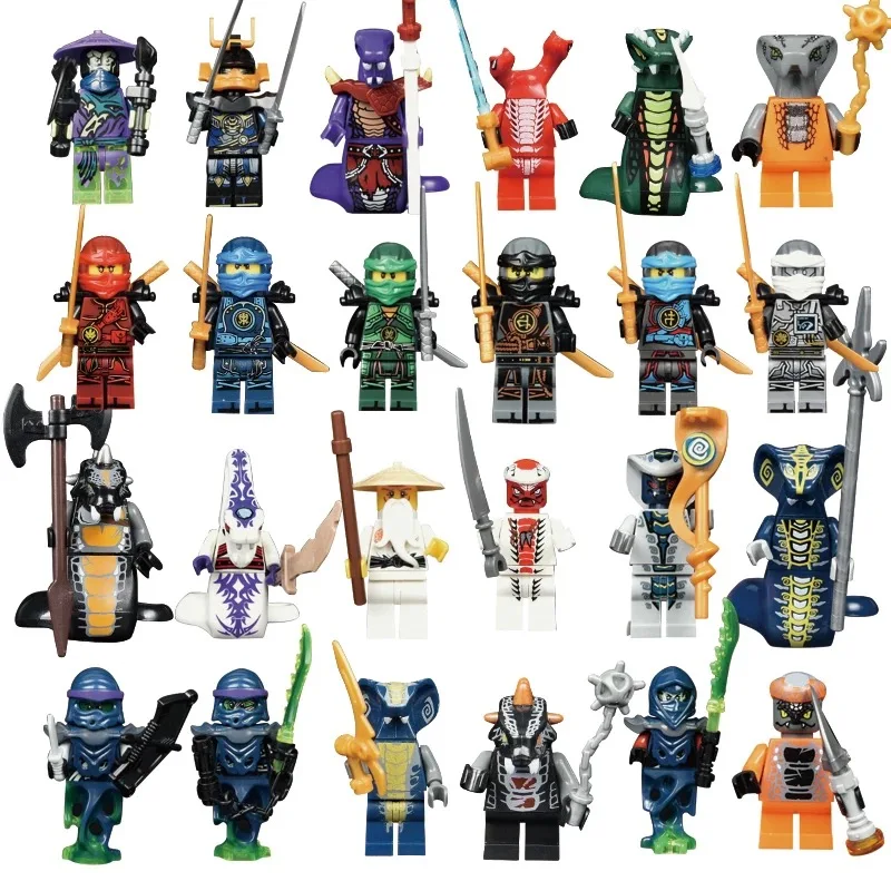 2018 HOT Compatible LegoINGlys NinjagoINGlys Sets NINJA Heroes Kai Jay Cole Zane Nya Lloyd With Weapons Action Toy Figure Blocks | Игрушки и