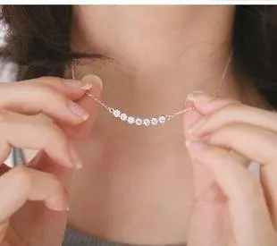 Fashion cute exquisite rhinestone chain necklace Stylish costume jewelry Big promotion | Украшения и аксессуары