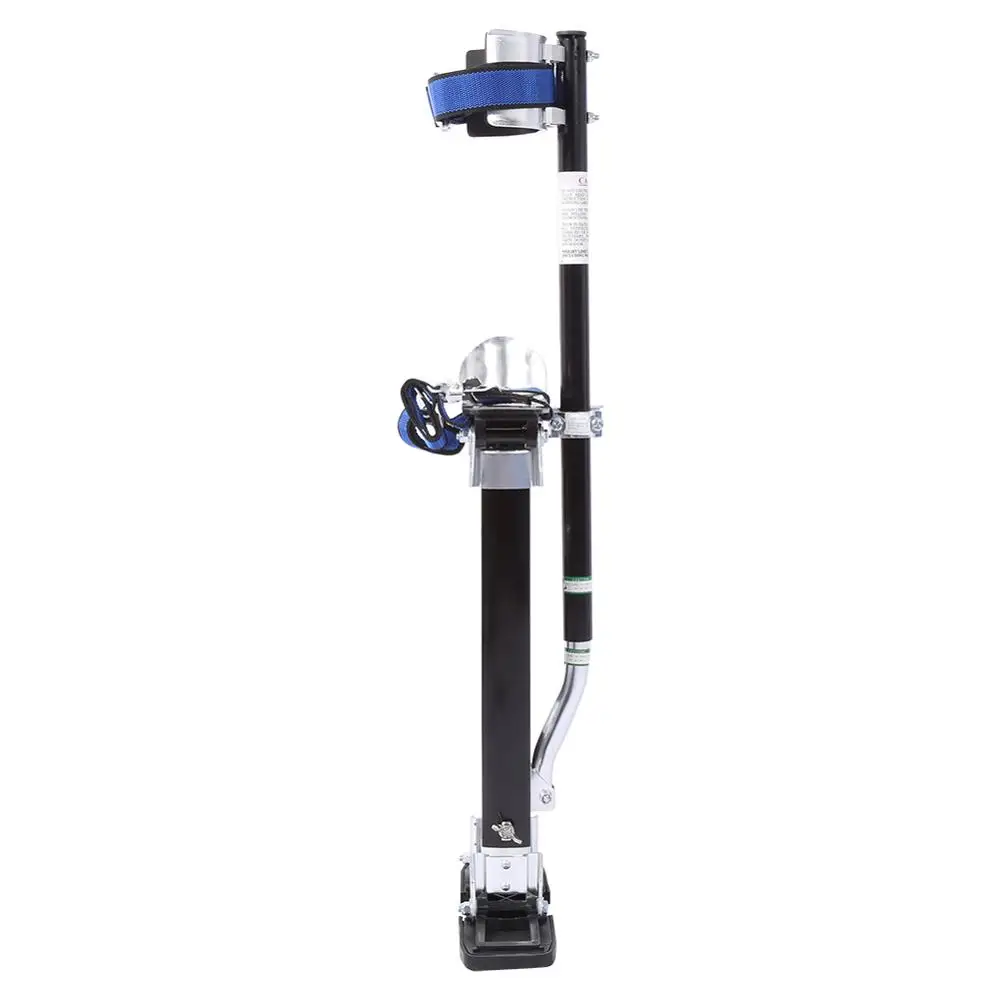 18-30inch Drywall Stilt Aluminum Alloy Professional Adjustable Drywall Plastering Stilts Painter Tool Black Color