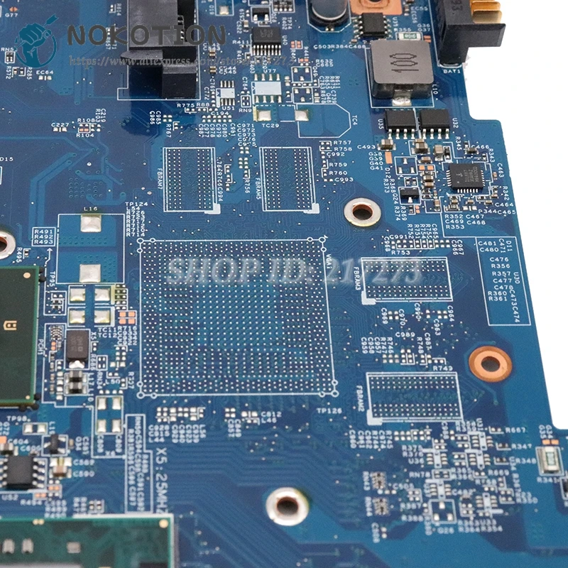NOKOTION MBPM601002 для acer aspire 5740 5740G материнская плата для ноутбука 48.4GD01.01M HM55 PGA989 DDR3 Бесплатный процессор