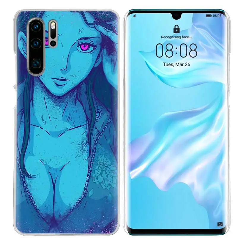 Цельный чехол D Luffy для huawei P20 P Smart Z Plus P30 P10 P9 P8 mate 10 20 lite Pro жесткий чехол для телефона с аниме