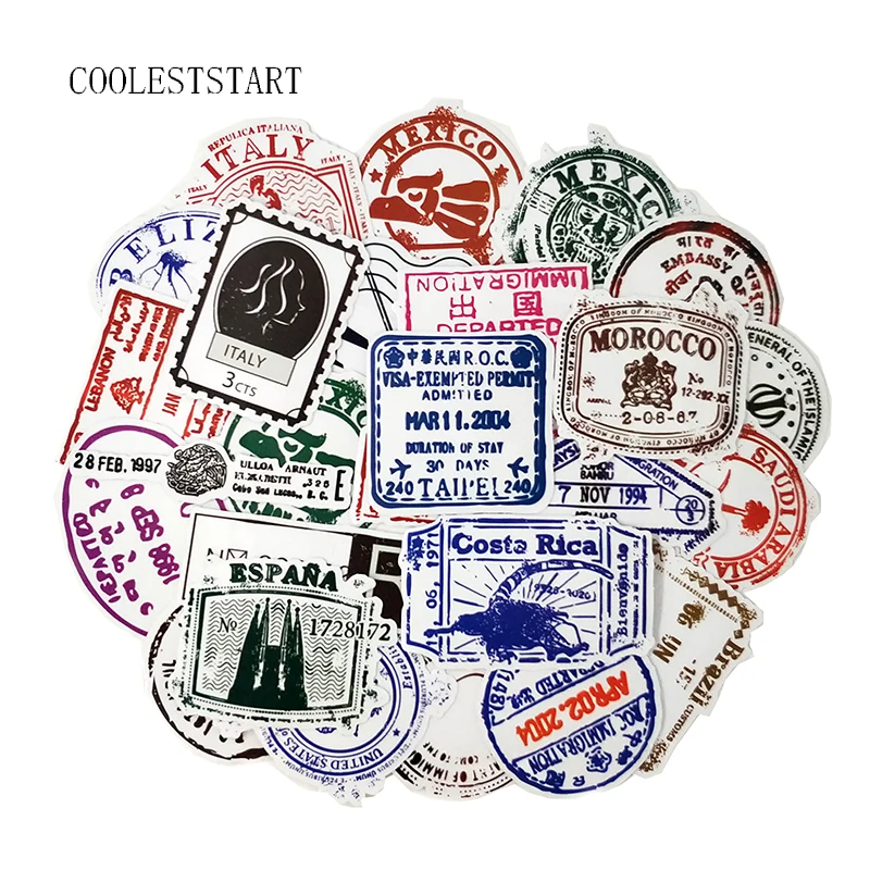 Наклейки для ноутбука чемодана холодильника мотоцикла 50 шт./лот | Игрушки и хобби