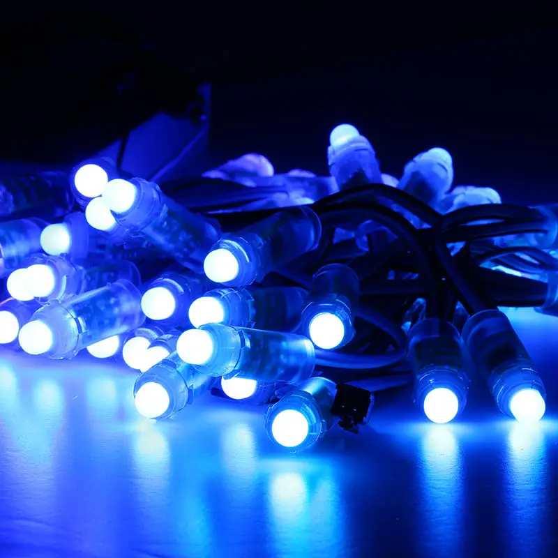Полноцветный 5 в 12 мм WS2811 UCS1903 SM16703 rgb led pixel string light цифровой модуль 50