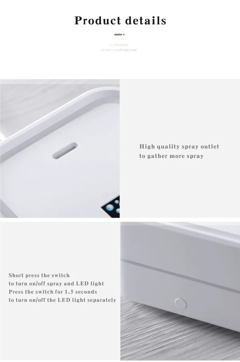 KEBEIER USB кондиционер увлажнитель воздуха Арома эфирные масла диффузор туман увлажнитель ароматерапия диффузор с 7 цветов светодиодный