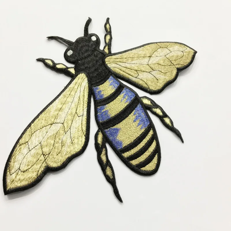 Новая золотая вышивка нашивка &quotПчела&quot декоративные принадлежности пчелы