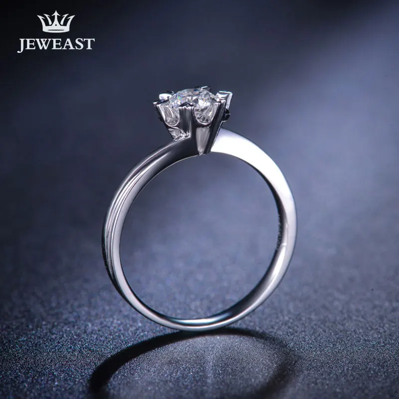 Кольцо с натуральным бриллиантом 18 К золото Свадьба Снежинка романтическое