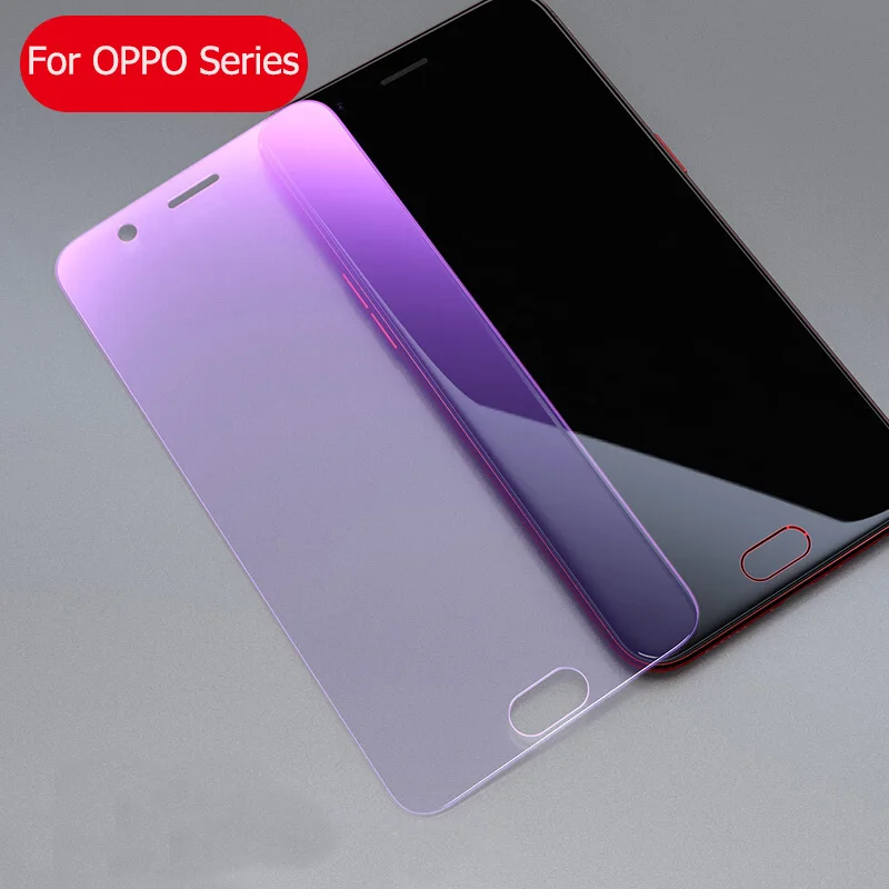 JGKK анти синий фиолетовый 2.5D Закаленное стекло защитное для OPPO F7 F5 R15 R11 R11S Plus