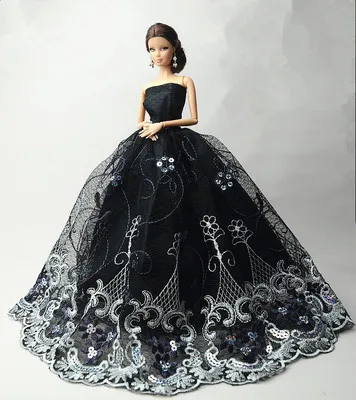 Дешевое свадебное платье для куклы Барби принцессы Одежда|dress craft|dress twowedding dress square